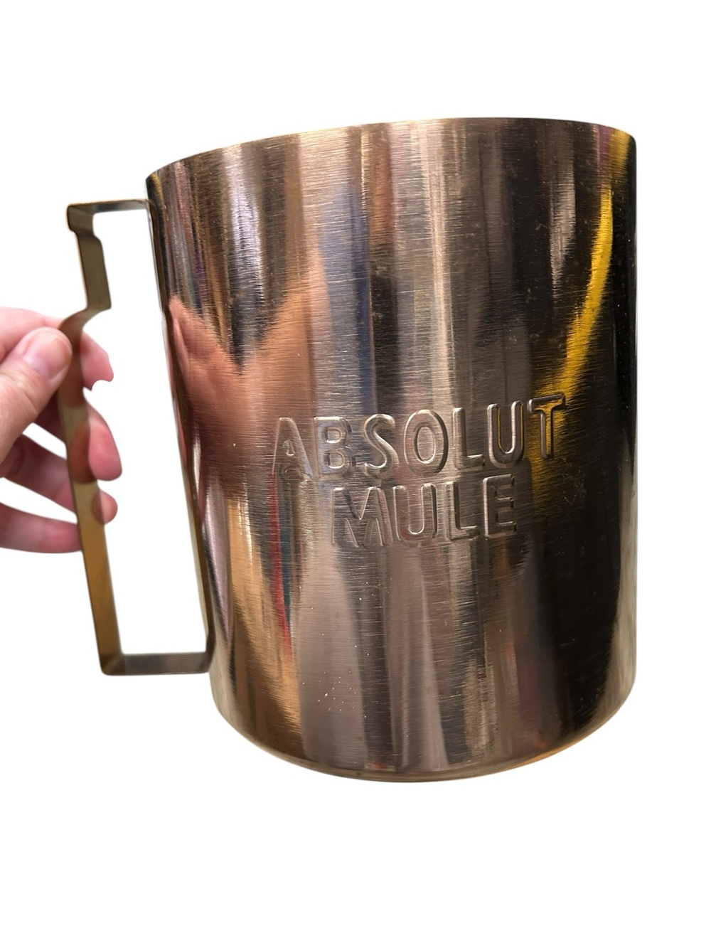 Massive Absolut Vodka Copper Mule Bar Tip Jar New in Bx